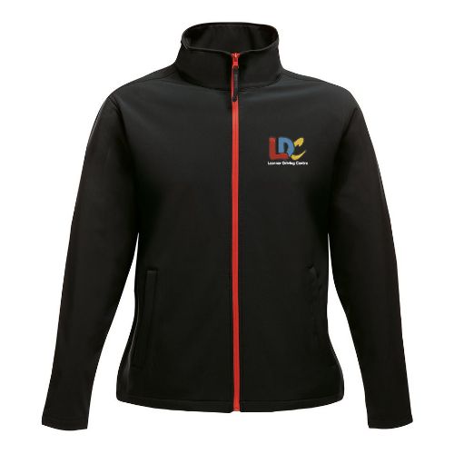 LDC Regatta Professional Women's Ablaze Printable Softshell Black/Classic Red